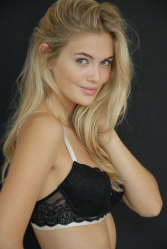 Megan Williams in lingerie