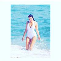 Daisy Lowe in a bikini