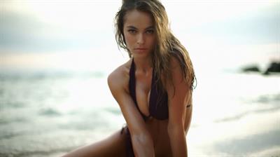 Caroline Kelley in a bikini