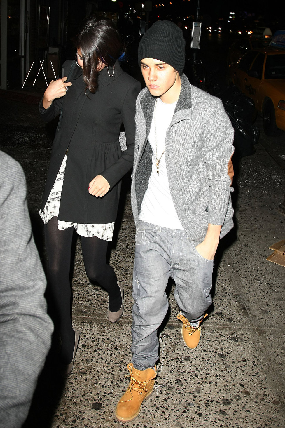 Selena Gomez leaving a restaurant in New York City on December 2, 2012