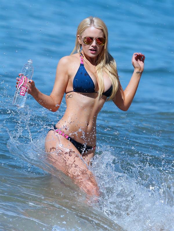 Anna Sophia Berglund in a bikini