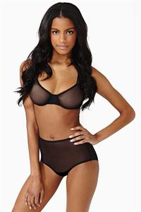 Ebonee Davis in lingerie