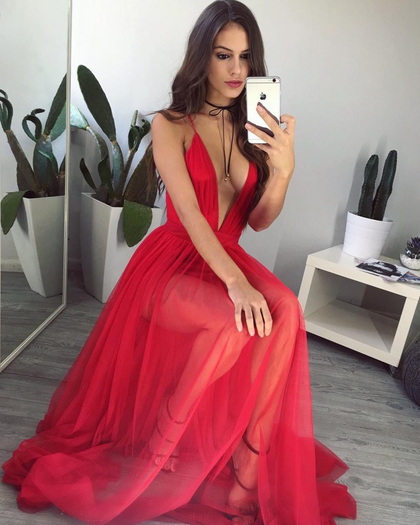 Betsy Alvarez taking a selfie