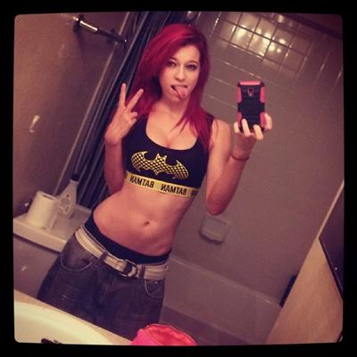 Caitlin McSwain taking a selfie