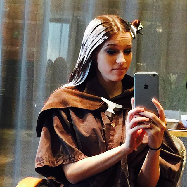 Caitlin McSwain taking a selfie