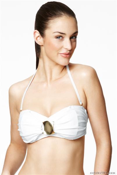 Violet Budd in a bikini