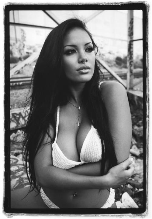 Justene Jaro in a bikini