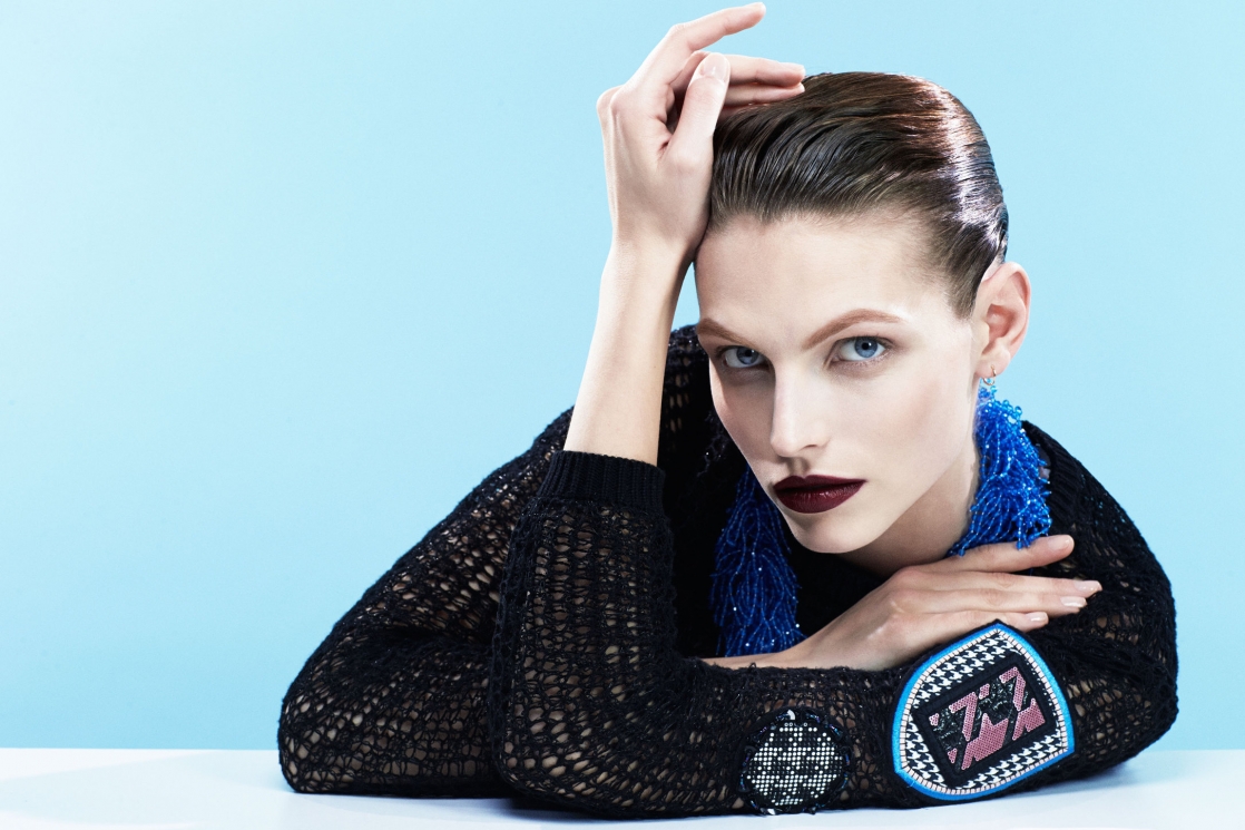 Karlina Caune in a bikini