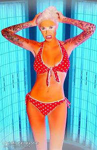 Sabina Kelley in a bikini
