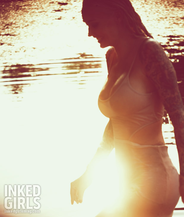 Sabina Kelley in a bikini