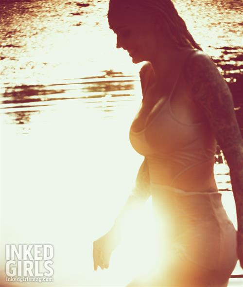 Sabina Kelley in a bikini