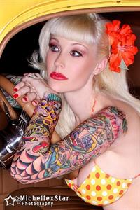 Sabina Kelley in a bikini