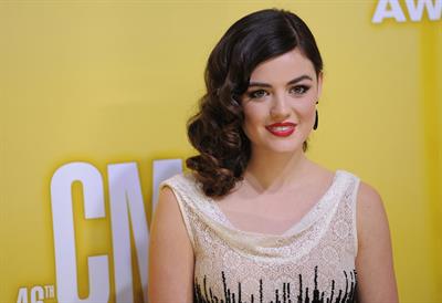 Lucy Hale at the 46th annual CMA awards