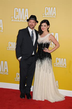 Lucy Hale at the 46th annual CMA awards