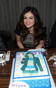 Lucy Hale NYLON celebrates Dec/Jan Cover Star Lucy Hale in Los Angeles 12/7/12 