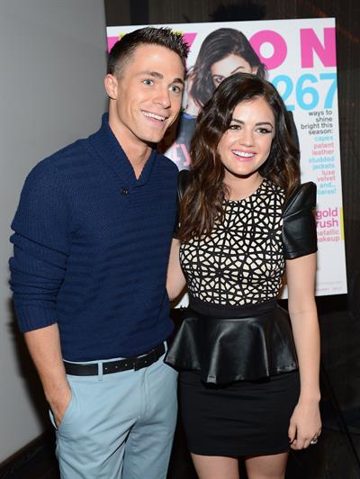 Lucy Hale NYLON celebrates Dec/Jan Cover Star Lucy Hale in Los Angeles 12/7/12 