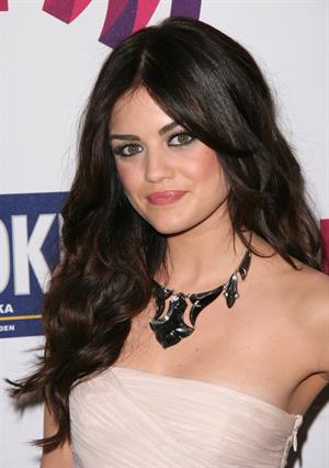 Lucy Hale at the GLAAD Awards in LA April 10, 2011