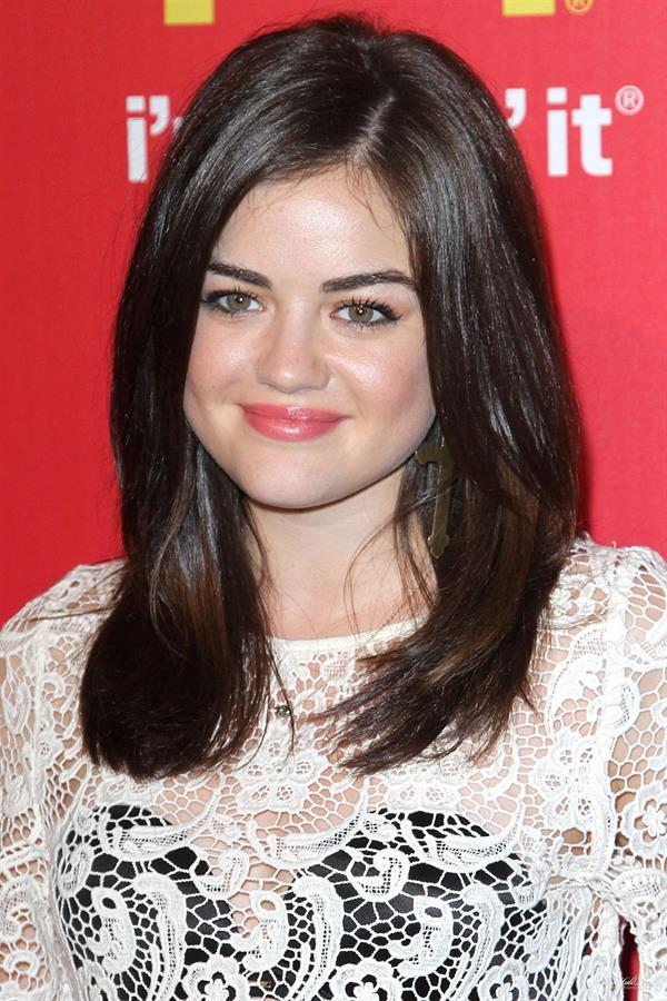 Lucy Hale at the McDonalds Hollywood Style Red Carpet Party
