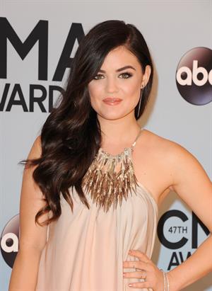 Lucy Hale at the 47th annual CMA Awards