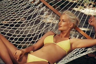 Jessica Van Der Steen in a bikini