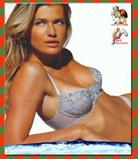 Daniela Pestova in lingerie