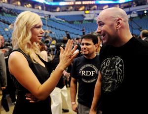 Laura Prepon at the UFC 87 Seek and Destroy Weigh In