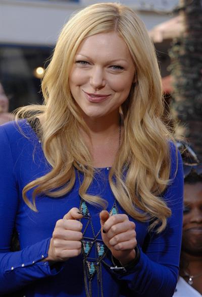 On  Extra  at The Grove in Los Angeles - January 5, 2012