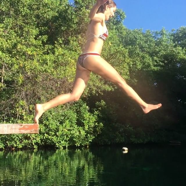 Sofia Sanchez de Betak in a bikini - ass