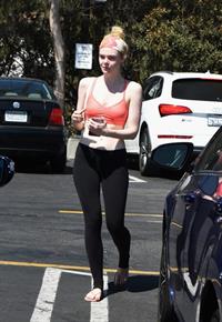 Elle Fanning taking a selfie