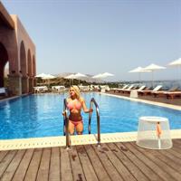 Anna Nyström in a bikini