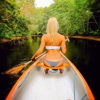Anna Nyström in a bikini