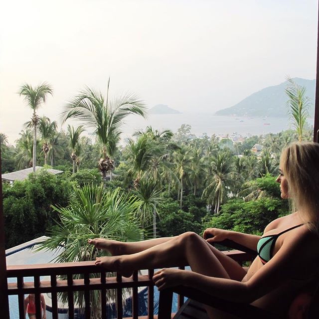 Anna Nyström in a bikini