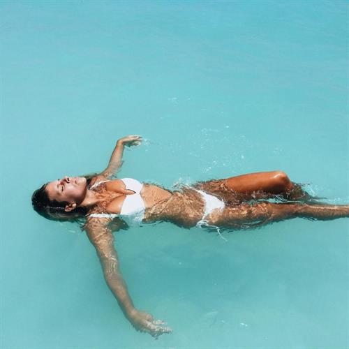 Natasha Oakley in a bikini