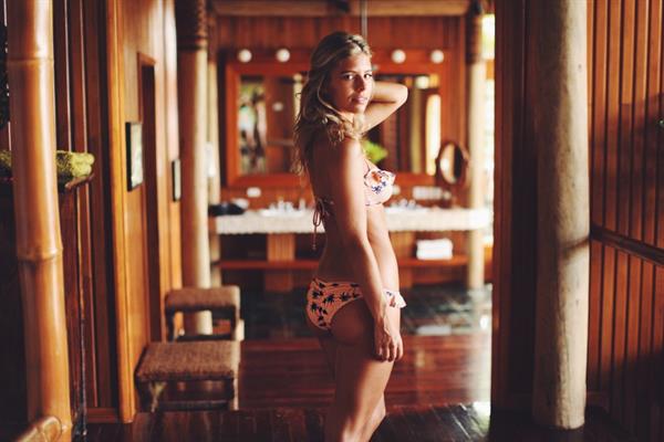Natasha Oakley in a bikini
