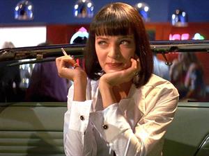 Uma Thurman in Pulp Fiction