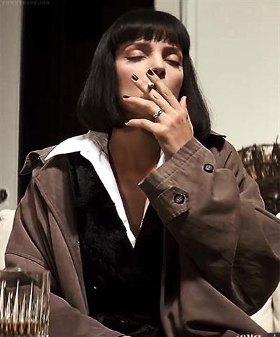 Uma Thurman in Pulp Fiction