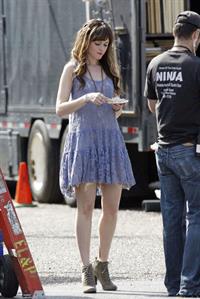 Alexis Bledel on the set of 'Remember Sunday' in New Orleans January 25, 2013