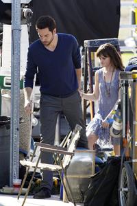 Alexis Bledel on the set of 'Remember Sunday' in New Orleans January 25, 2013