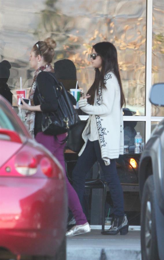 Selena Gomez in Burbank January 16, 2013 