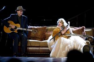 Taylor Swift and Selena Gomez performing at Madison Square Garden in New York, November 11, 2011 