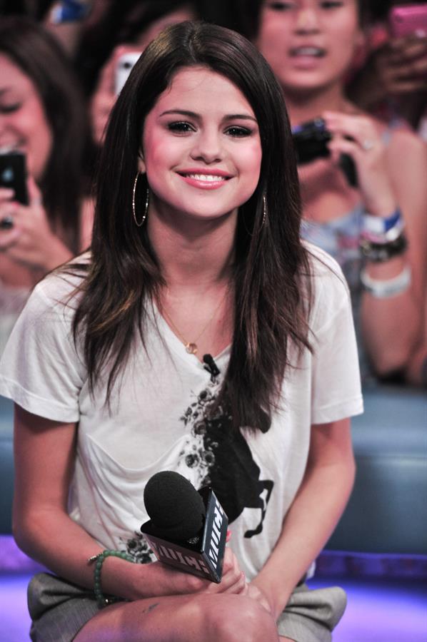Selena Gomez visits New Music Live, August 24, 2011 