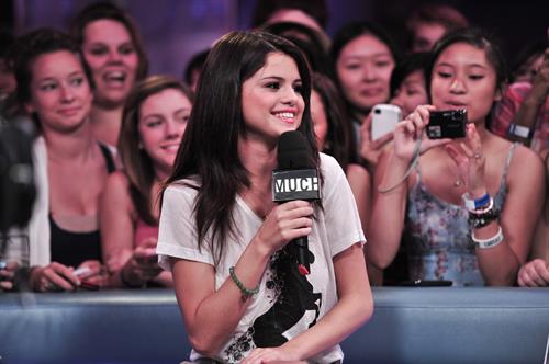 Selena Gomez visits New Music Live, August 24, 2011 