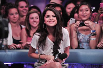 Selena Gomez visits New Music Live, August 24, 2011 