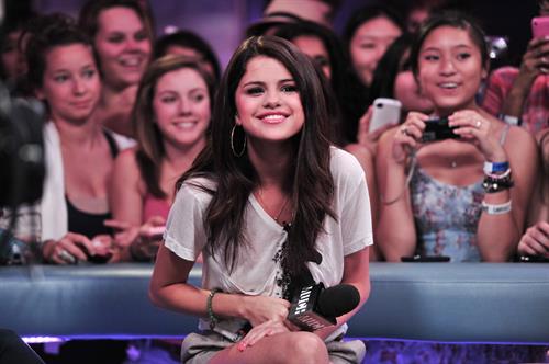 Selena Gomez visits New Music Live, August 24, 2011 