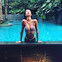 Ariela Oliveira in a bikini