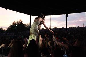 Selena Gomez performing at Bethel Woods Art Center in New York August 05, 2011 