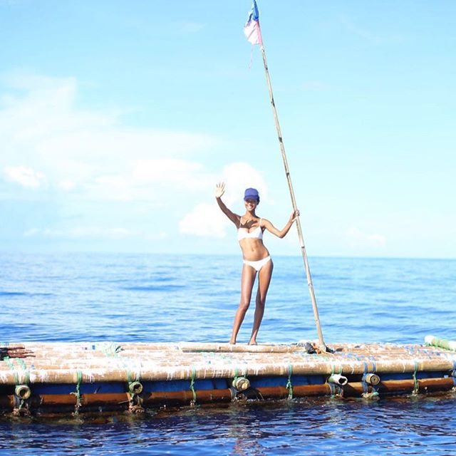 Ariela Oliveira in a bikini