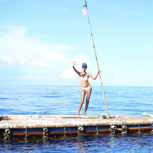 Ariela Oliveira in a bikini