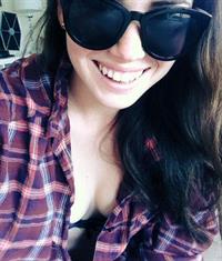 Alexis Young taking a selfie