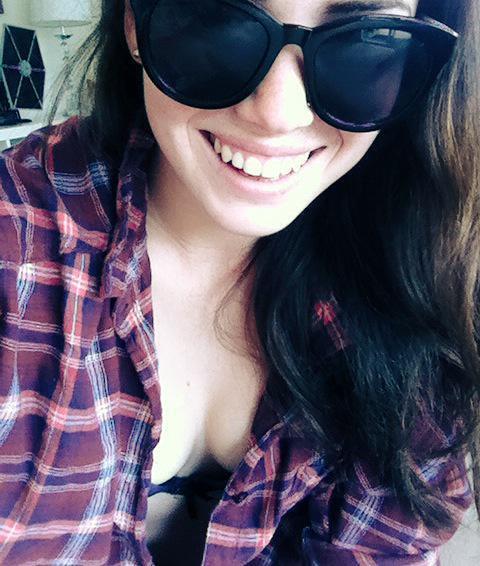 Alexis Young taking a selfie